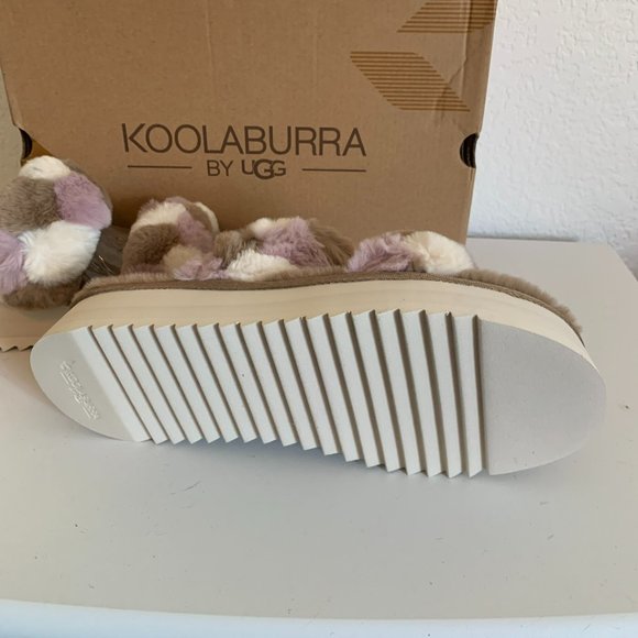 NEW Koolaburra by UGG Ya-Baby Slide Sandals Slip-On Platform Amphora Size 8 - Picture 5 of 6